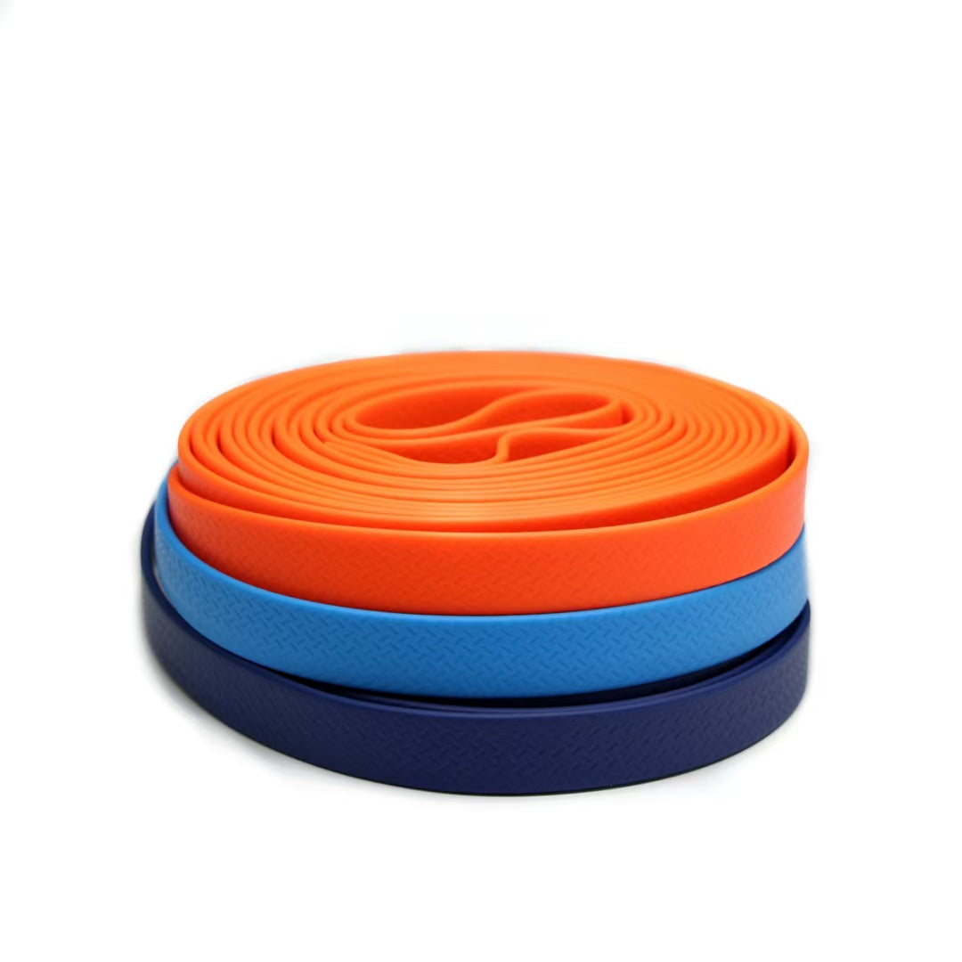 Long Dog Training Leash – Waterproof Embossed PVC Recall Lead, 10, 20, 30 &amp; 40 ft, Orange, Blue or Navy – view 5