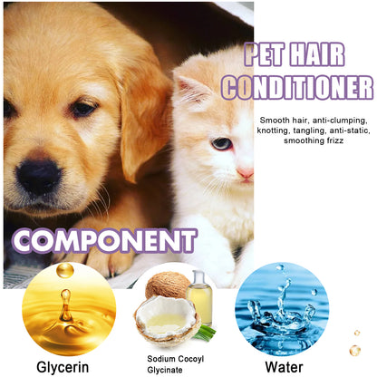 Pet Coat Conditioner for Dogs &amp; Cats – 50 ml Detangling Rinse-Out Conditioner, Scented – view 5