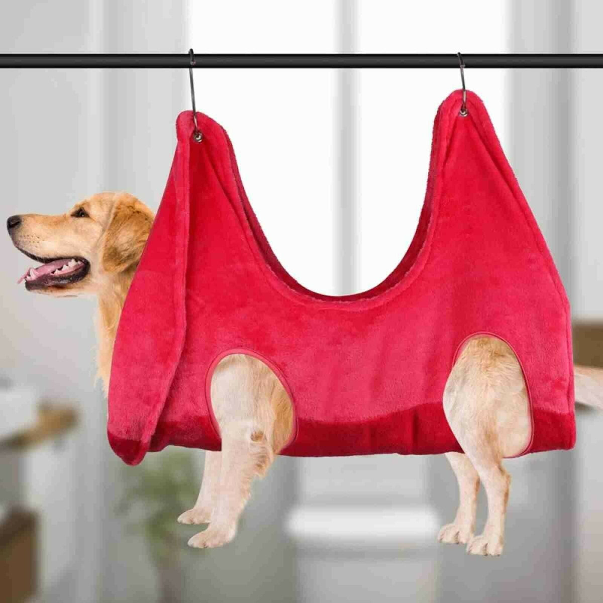 Flannel Pet Grooming Hammock for Small &amp; Medium Dogs and Cats – Thickened Nail Trim Sling – view 4