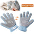Double-Sided Pet Grooming Glove – Silicone Deshedding Mitt with Lint Removal Side, Blue