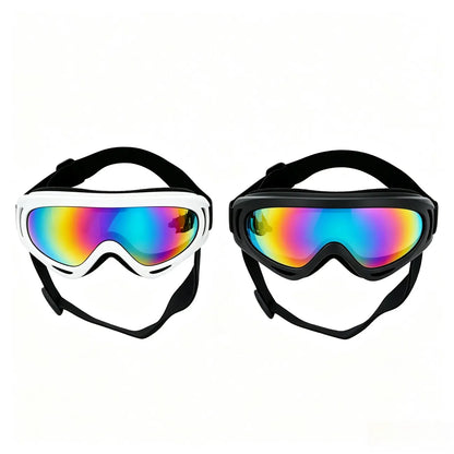 Dog Goggles 2-Pack, White &amp; Black – Adjustable Wraparound Eyewear for Medium &amp; Large Dogs – view 7