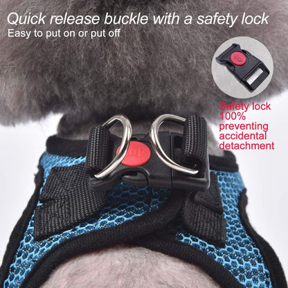Breathable Air-Mesh Dog Vest Harness &amp; Leash Set – Step-In, for Small Dogs, Puppies &amp; Cats – view 3