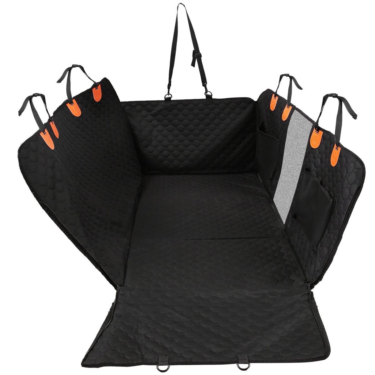 Dog Back Seat Cover with Hard Bottom &amp; Mesh Window – Waterproof Seat Extender for Cars &amp; SUVs – view 11