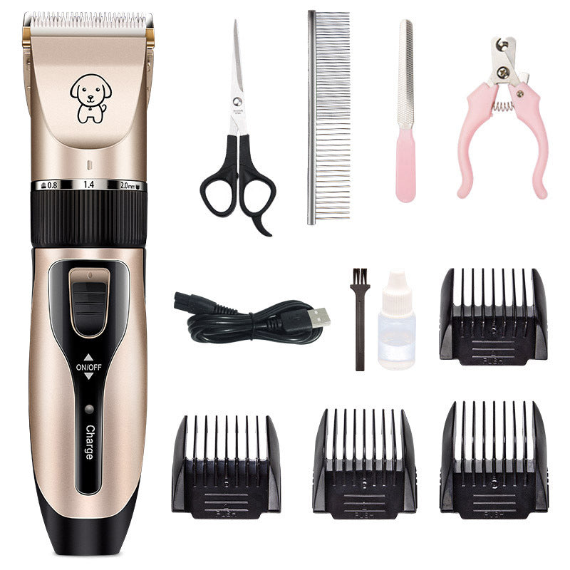 Low Noise Rechargeable Pet Hair Clipper – Ceramic Blade Trimmer for Dogs and Cats – view 17