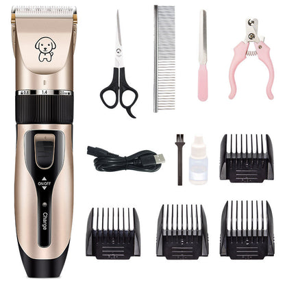 Low Noise Rechargeable Pet Hair Clipper – Ceramic Blade Trimmer for Dogs and Cats – view 17
