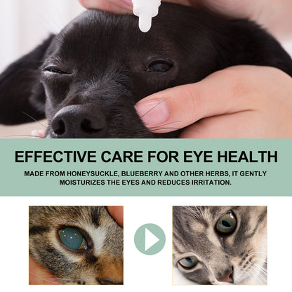 Pet Eye Cleaner Drops for Dogs and Cats – Honeysuckle Oil and Blueberry Extract, 100 ml – view 4