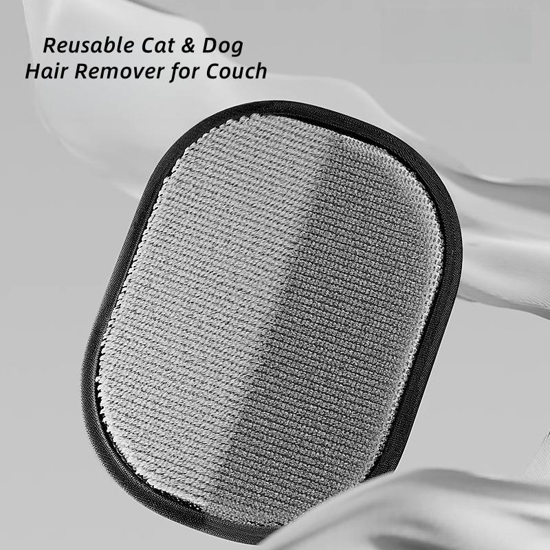 Pet Hair Removal Glove Brush – Static Fur Remover for Clothes, Sofa and Bedding, Black – view 4
