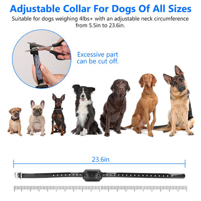 Wireless Dog Fence System – 131–722 ft Adjustable Boundary, Tone &amp; Static, IP67 – view 4