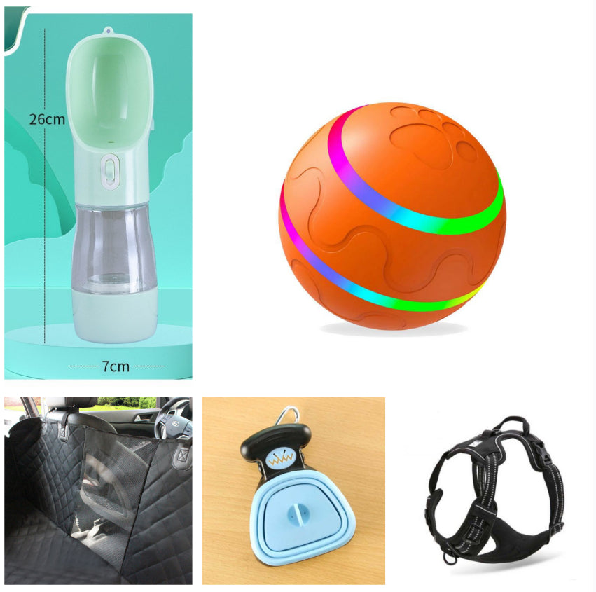 Self-Rotating Rechargeable Cat Ball Toy with Auto Direction Change, Silicone and ABS – view 20