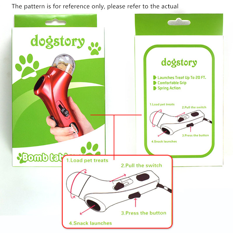 Treat Dispensing Puzzle Toy for Cats &amp; Dogs – TPR Snack Feeder for Training, Blue or Red – view 4