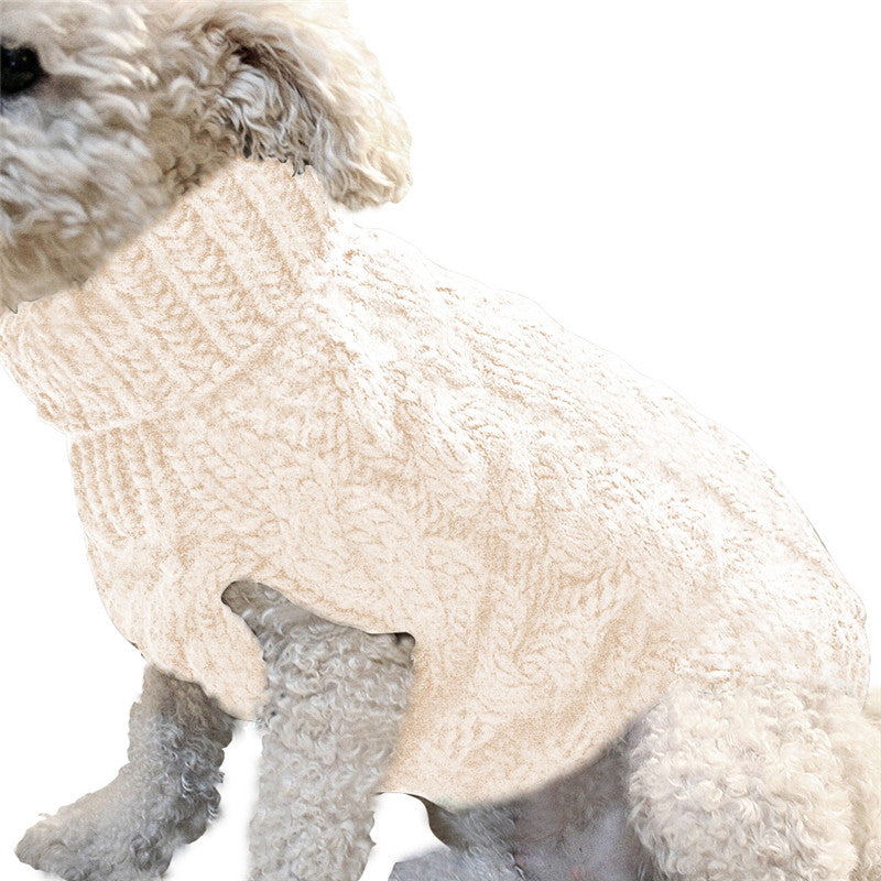 Classic Knit Dog Sweater – Soft Winter Pullover – view 8