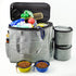 Dog Travel Bag – Food Storage Tote with Collapsible Bowls
