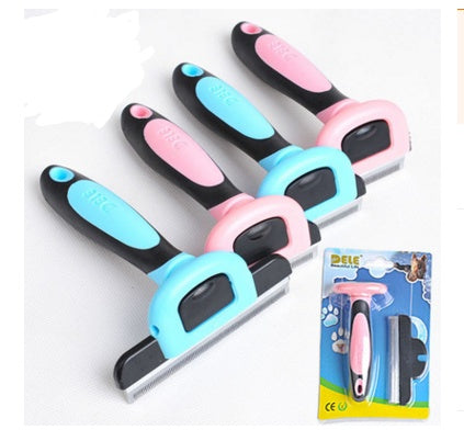 Pet Hair Removal Comb for Long-Haired Pets – Dead Hair Remover in Small, Medium and Large
