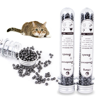 Cat Litter Deodorizer – Activated Charcoal Litter Box Odor Absorber