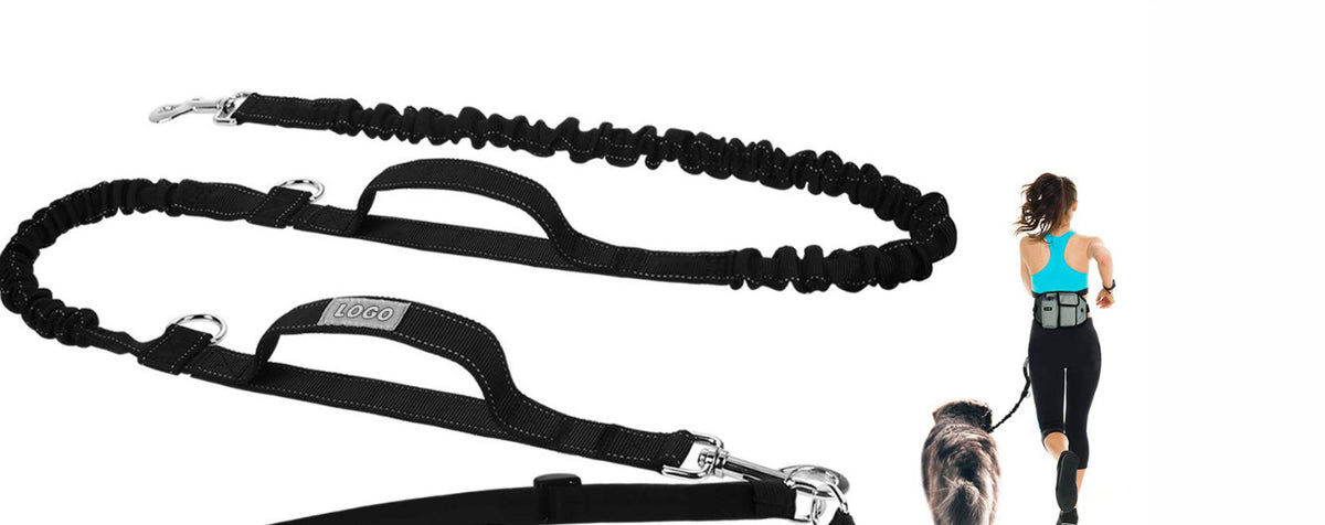 Hands-Free Dog Walking Waist Bag – Running Belt with Treat Pouch – view 6