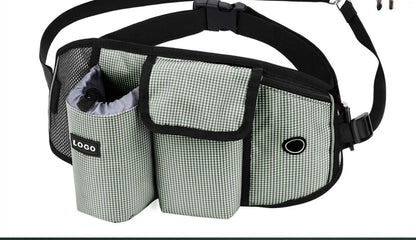 Hands-Free Dog Walking Waist Bag – Running Belt with Treat Pouch – view 12