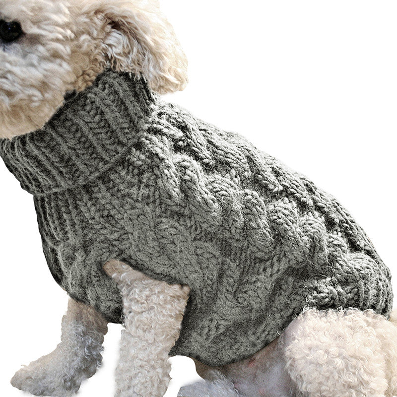 Classic Knit Dog Sweater – Soft Winter Pullover
