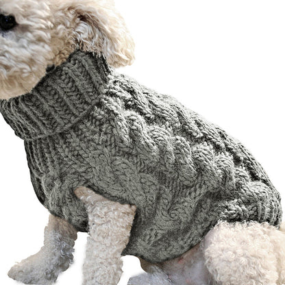Classic Knit Dog Sweater – Soft Winter Pullover