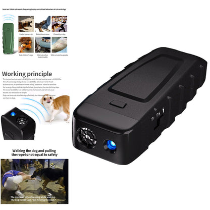 Handheld Ultrasonic Dog Bark Deterrent – Rechargeable, No Shock