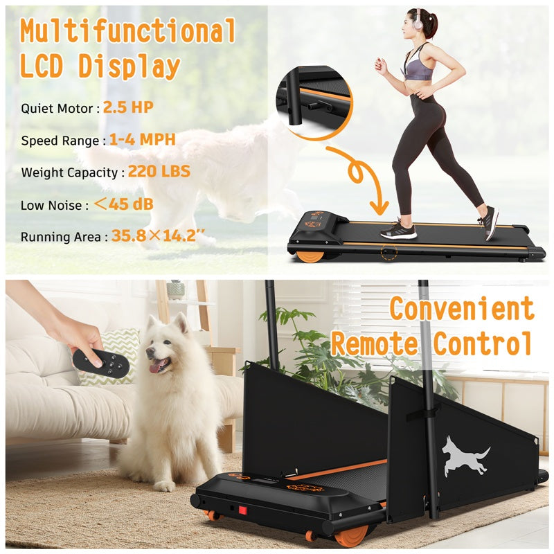 Compact Dog Treadmill for Small &amp; Medium Dogs – 36 x 14 in Belt, 0.5–6 mph, Foldable – view 7
