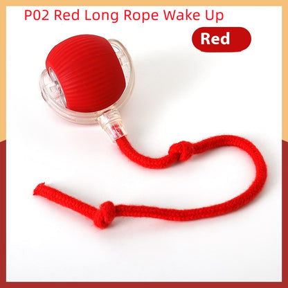 Self-Driving Rolling Ball Cat Toy – 3 Modes, Bird Chirp Sound, Tail &amp; Rope Attachments – view 14