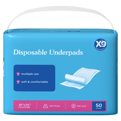 Disposable Underpads – Leak-Proof Pee Pads for Dogs, Beds &amp; Sofas, 50 Count – view 3
