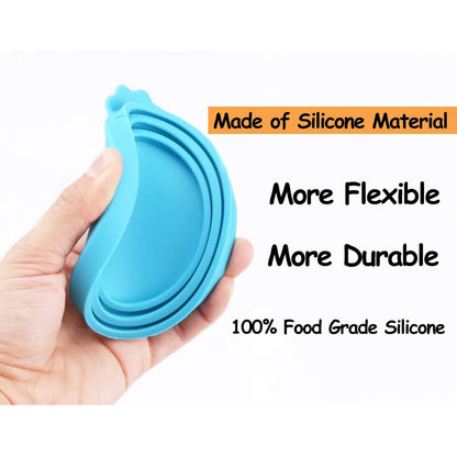 Silicone Pet Food Can Lid – Universal 3-Ring Fit for 3 oz, 5.5 oz &amp; 12 oz Cans – view 2