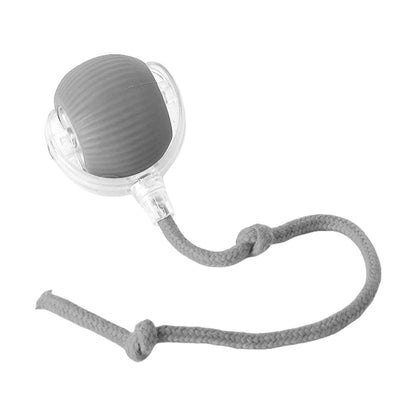 Electric Rolling Ball Toy for Cats and Dogs with Lights and Touch Activation – Green, Gray or Red – view 7