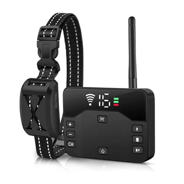 Wireless Dog Fence &amp; Training Collar System – 20–850 ft Range, IPX6, Rechargeable