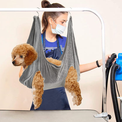 Flannel Pet Grooming Hammock for Small &amp; Medium Dogs and Cats – Thickened Nail Trim Sling