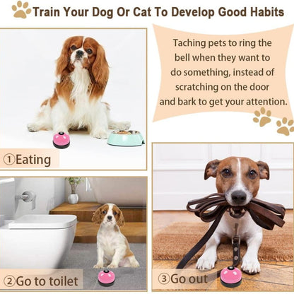 Dog Potty Training Bells – Press Bell + Adjustable Door Hanging Bells, 2-Pack – view 6