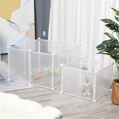 Small Animal Playpen – 12-Panel DIY Pen for Rabbits &amp; Guinea Pigs, 41 x 41 in – view 8