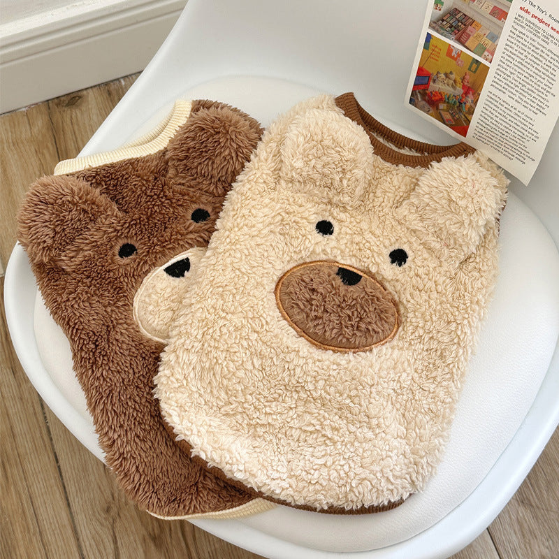 Fleece-Lined Winter Dog Outfit – Soft Polyester Pet Clothes in Sizes XS to 3XL – view 9