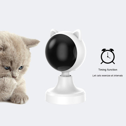 USB Rechargeable Laser Cat Teaser Toy – Automatic Interactive Light Toy, White – view 7