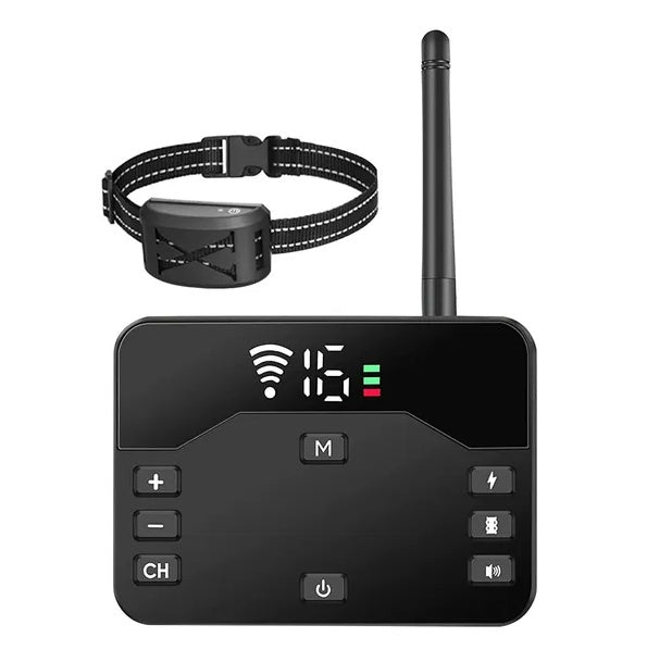 Wireless Dog Fence with Receiver Collar – 850 ft Boundary &amp; Remote Training, IPX6