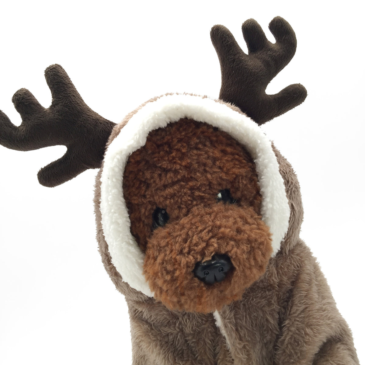 Reindeer Christmas Dog Outfit – Cozy Fleece Holiday Costume – view 4