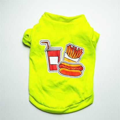 Printed Cotton Dog Tank Vest for Small Dogs – Breathable Summer Shirt – view 5