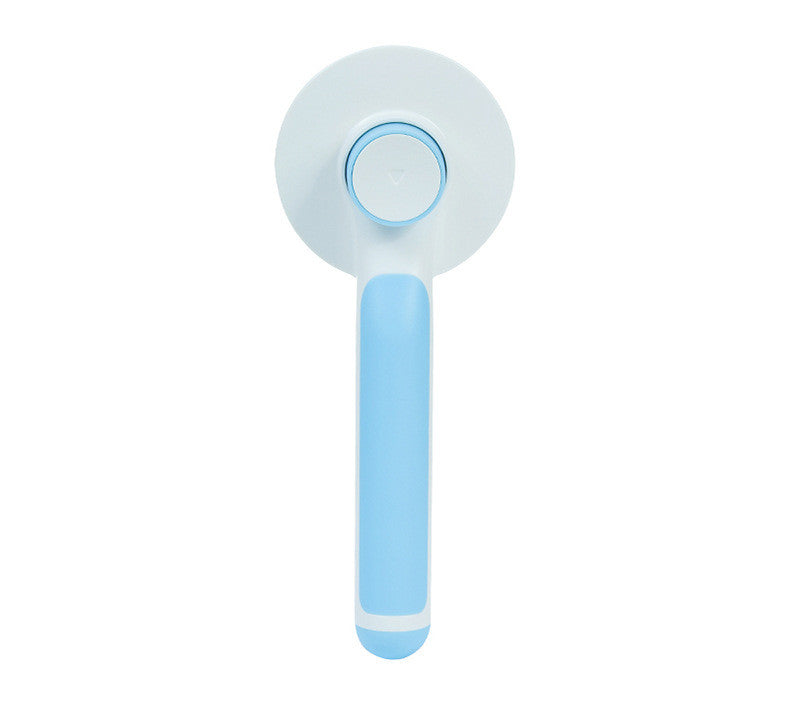 Round Handle Self-Cleaning Pet Needle Comb – 135° Stainless Steel Pins for Knots and Loose Hair – view 10