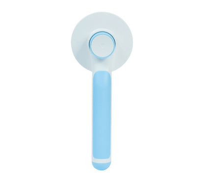 Round Handle Self-Cleaning Pet Needle Comb – 135° Stainless Steel Pins for Knots and Loose Hair – view 10