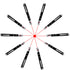 Red Laser Pointer Pens, 10-Pack – 650 nm Single Beam Pen Light, Black, AAA Powered – view 2