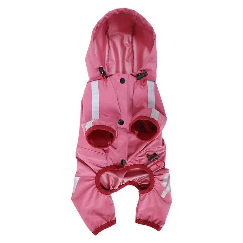 Full-Body Dog Raincoat – Waterproof 4-Leg Rain Suit – view 2