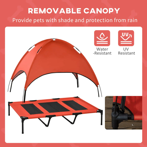 Elevated Cooling Dog Cot – Raised Pet Bed for Indoor &amp; Outdoor Use – view 4