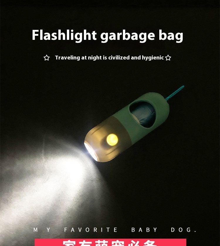 LED Dog Poop Bag Dispenser – Portable Holder with Light, 5 Colors – view 4
