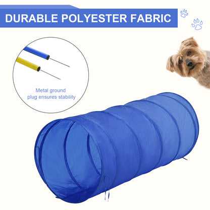 Backyard Dog Agility Training Kit – Tunnel, Weave Poles, High Jump and Pause Box with Carry Bag – view 5