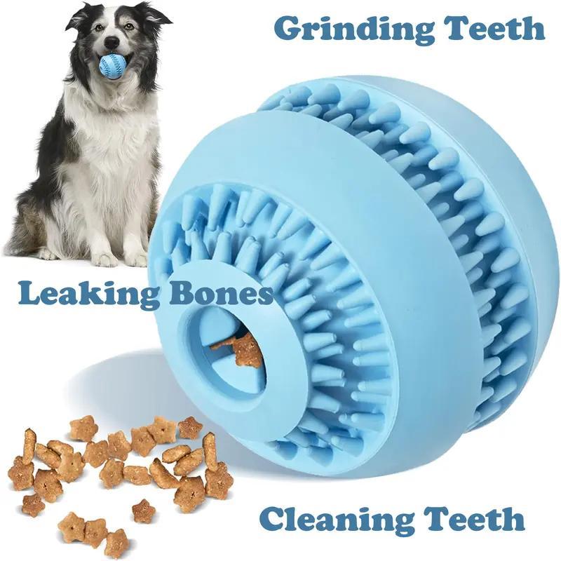 Treat Dispensing Dog Ball – Interactive Chew and Treat Toy for Small and Medium Dogs – view 5