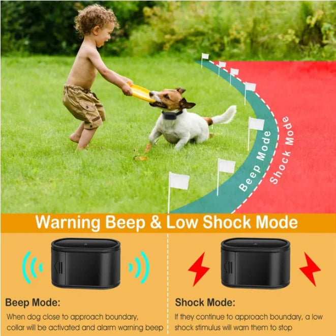Electric Dog Fence System with Receiver Collar &amp; Boundary Wire – view 4