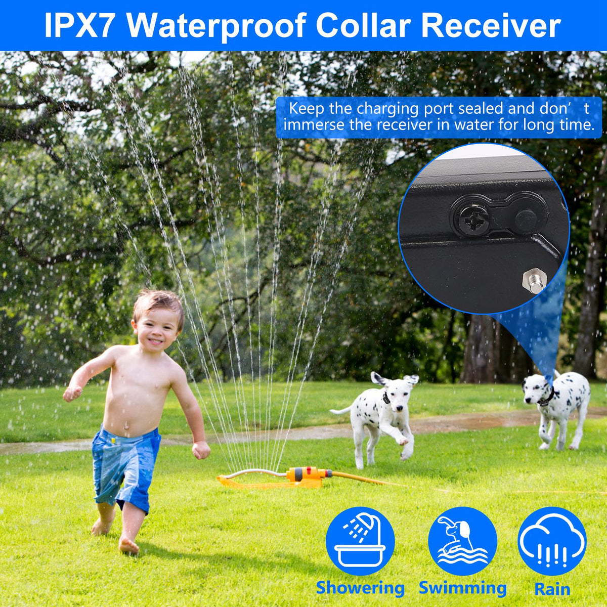Wireless Dog Fence System – 131–722 ft Adjustable Boundary, Tone &amp; Static, IP67 – view 9