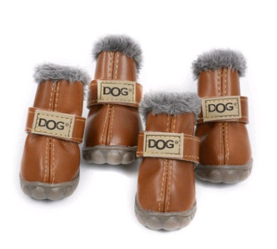 Warm Dog Snow Boots – Non-Slip Winter Paw Protectors