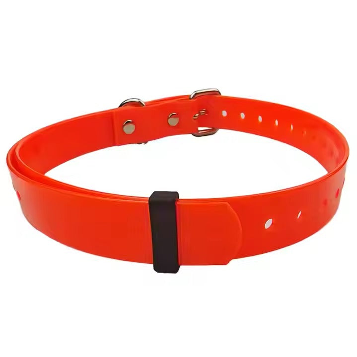 Waterproof Plastic Dog Collar – Lightweight Easy-Clean Collar, 70 cm (27.6 in), Red or Yellow