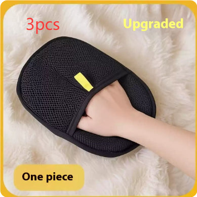 Pet Hair Remover Grooming Glove – Dual-Sided Deshedding Mitt for Dogs, Cats and Rabbits – view 13